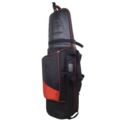 China Durable Hard Sided ABS Travel Golf Travel Rolling Bag For Airlines With Wheels for sale