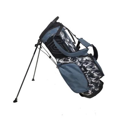 China 5 Dividers Logo Durable Nylon Waterproof Custom Lightweight Carry Rack Golf Stand Bag for sale