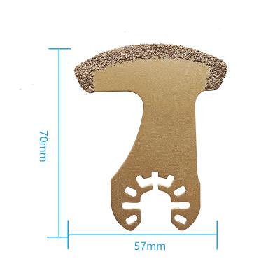 China Cement Polishing Carbide Flat Section Oscillating Tool Saw Blade For Polishing , Multi-Tool Saw Blade For Cutting Tile Accessories Saw Blade for sale