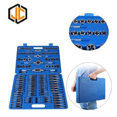 China The operation is easier and efficient. Tap and Die Set 12/20/40/45/60/86/110pcs Tapping Drill Set Metric/Imperial Tapping Hand Tools for Metallurgical Screw Thread Tap Die for sale