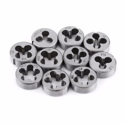 China Thread cutting metric round die thread M3-M30 die tap hss thread fixed bearing dies for sale