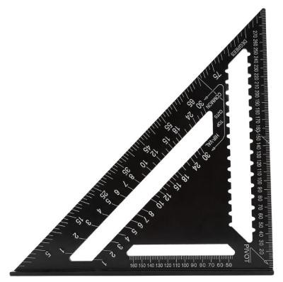 China For Setting Measurement: Decoration Triangle Ruler Aluminum Alloy 7inch/12inch Square Protractor Roof Square Ruler Measuring Tool for Woodworking zu verkaufen