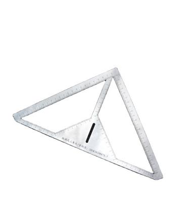 China tool measuring > New Tool Multi Functional Triangle Ruler Stainless Steel Ruler Floor Pattern Floor Pattern Tile Measuring Ruler for sale