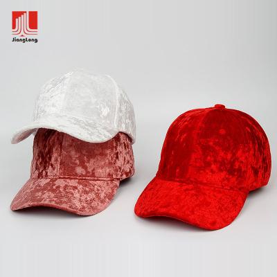 China 2022 COMMON Customized Blank Embroidery Logo Women Sports Velvet Trucker Custom Baseball Cap Low MOQ Unisex Simple Dad Man for sale