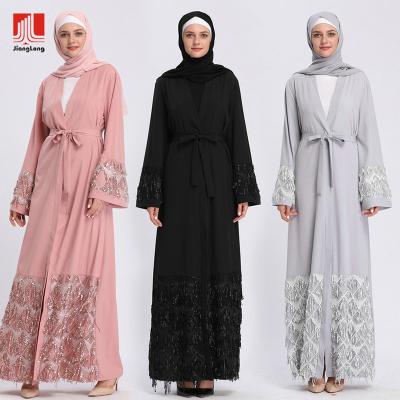 China Dubai Sensation Tutkish Jibab Sequin Luxury Arab Afghan Wholesale Comfortable Kaftan Islamic Fashions Abaya Dresses Traditional Muslim Clothing for sale