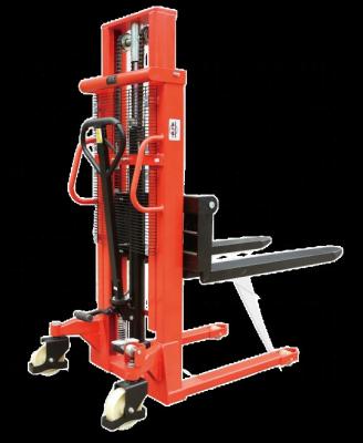 China High Quality Hotels China 1T 2.5M Manual Pallet Stacker Forklift for sale