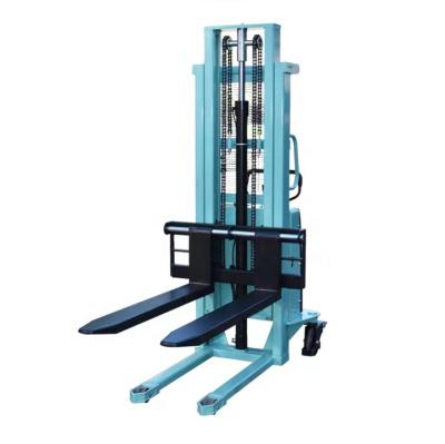 China Semi-Electric Hotels Stacker 1T Factory Direct HIGH QUALITY Economical for sale