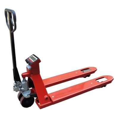 China Hotels 2000KG scale pallet truck factory direct for sale