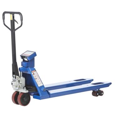 China Hotels 2500KG scale pallet truck factory direct for sale