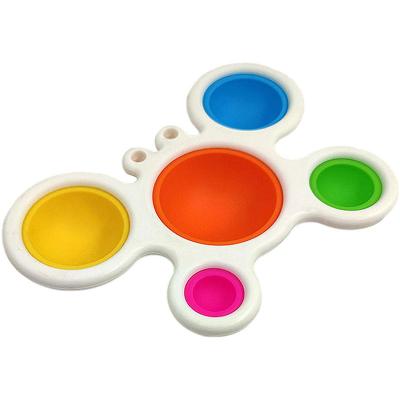 China Eco-friendly 2021 simple noise custom fidgety person toys fidgety person sensory fun decompression phone case new silicone fidgety person toy for sale