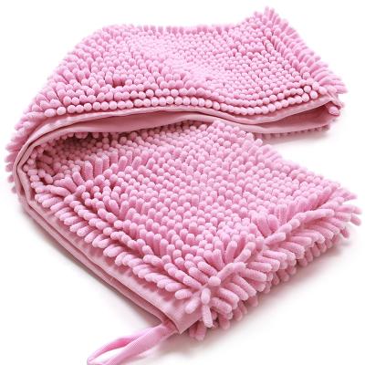 China 2021Quick Chenille Pet Towel Sustainable Dry Soft And Comfortable Super Absorbent Quick Dry Dog Bath Towel Pet Towel for sale