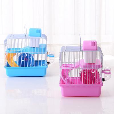 China Breathable Cheap Golden Bear Cage Small Hamster Pet Cage Toys for sale