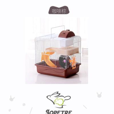 China Wholesale Custom Acrylic Breathable Foldable Carrier Manufacturer Portable Castle Hamster Cage for sale