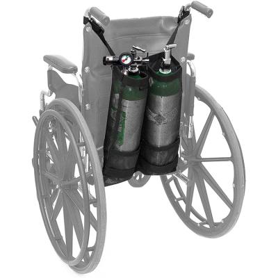 China DZ002-1 Wheelchair Double Oxygen Cylinder Storage Bag Wheelchair accessories Oxygen Cylinder Bag For Wheelchairs for sale