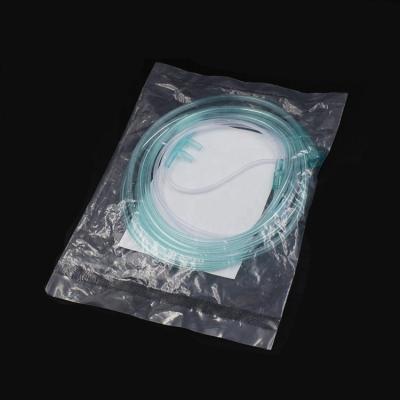 China Medical Grade Home Non-toxic PVC Single Use Oxygen Nasal Cannula Disposable Humidified Nasal Oxygen Tube for sale