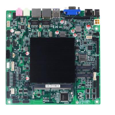 China Mini-itx J4125 1 Lan Mainboard Gemini Lake J4125 Desktop Processor Embedded Industrial Motherboard DDR4 6COM for sale