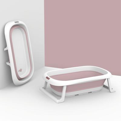 China Portable Folding Bathtub Baby Folding PP+TPE Bathtub Kids New Style Bathtubs For Child for sale