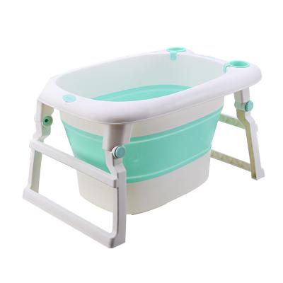 China Good Quality Portable Collapsible Folding Bathtub Baby Bathtub, Plastic Infant Bathtub For Kids for sale