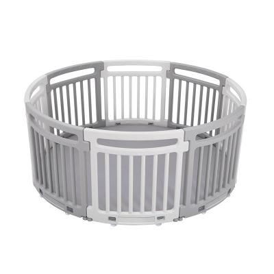 China Modern Color Circle Foldable Plastic Fence Kids Small Garden Fence, Indoor Baby Playpen for sale