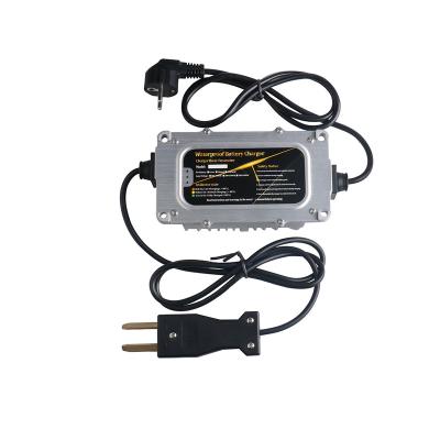 China 12v15a Small Waterproof Lead Acid Battery Charger 300W Charging Octagonal Socket for sale