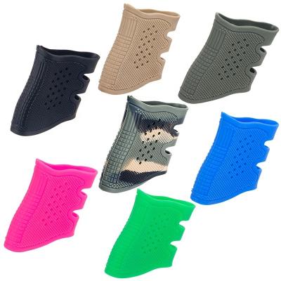 China Mzj Rubber Holster Tactical Pistol Optics Rubber Sleeve Grips Fits For Glock 17 18 19 &Generation 4 Glock 20 21 22 31 34 35 for sale