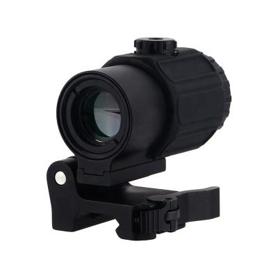 China 3X G43 Aerospace Aluminum Tactical Magnifier with Flip Mount for sale