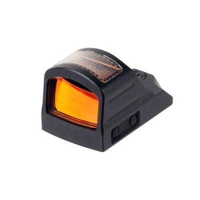 China Aircraft-grade aluminum tactical picatinny mount universal solar power red dot sight for sale