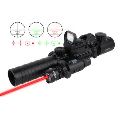 China MZJ Optics 3-9x32 illuminated red green riflescope dot sight marked with laser riflescope tactical red airsoft MZJ-RSP-042 for sale