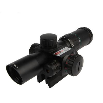 China MZJ Optics 1.75-5X24E laser 1.75-5X24E laser riflescopes hunting scope pneumatic gun tactical red green light weapons for sale