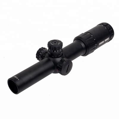 China External Riflescopes Hunting Scopes Optics 1.5-6X24E Riflescope Illuminated Red/Green Rifle Square For Hunting for sale