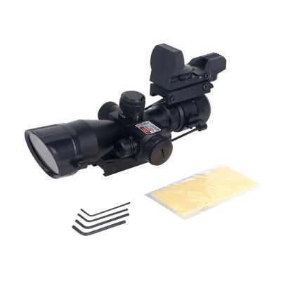 China MZJ 4 Laser Reticle 2.5-10x40 Reflex Sight 2.5-10x40 Riflescope Aerospace Aluminum Red Aluminum Army Hunting for sale