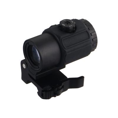 China QD G43 Aerospace Aluminum Tactical Lapel Mount 3x Magnifier For Outdoor Hunting for sale