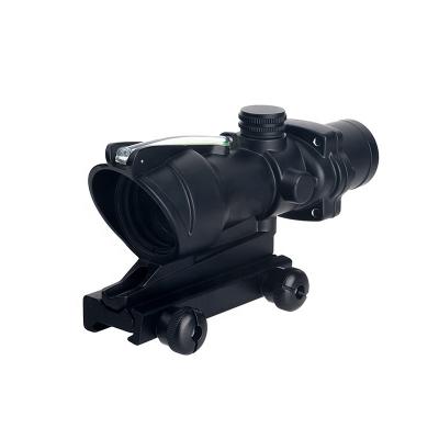 China Riflescope Riflescope Optical Scope Fiber Illumination BDC Hunting Tactical ACOG 4X32 Red Green Reticle NO: MZJ-RSP-739 for sale