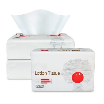 China Soft and Moisturizing OEM Lotion Soft Paper Tissue for Sensitive Skin Office Hotel Household Virgin Wood Pulp Customized Facial Tissue Type for sale