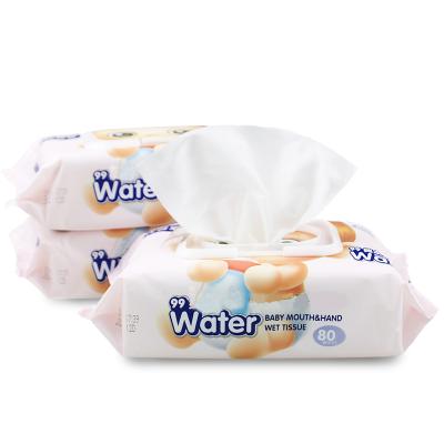 China Soft and Comfortable Skin Cleansing Wet Face Tissues Cloths for Baby Balance Travel Baby Biodegradable Cloths for sale