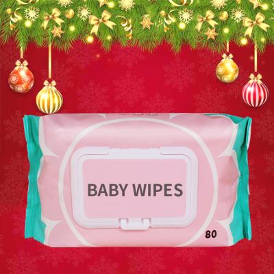 China SKIN CARE Private Label Purified Water Wipes Sensitive Baby Wipes Soft Baby Wipes for sale