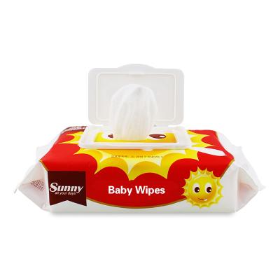 China Best Cheap SKIN CARE Baby Wipes Baby Wipes Biodegradable Wet Baby Wipe 80 Pcs for sale