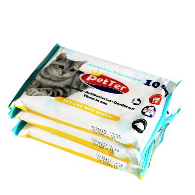 China Sustainable High Quality Dog Wipes Hig Performance Pet Eye Wipes Pet Water Wipes for sale