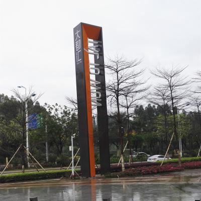 China Factory  Customized Durable Way Finding Creative Letter Led Logo Signs Lamp Pylon Sign 69 for sale