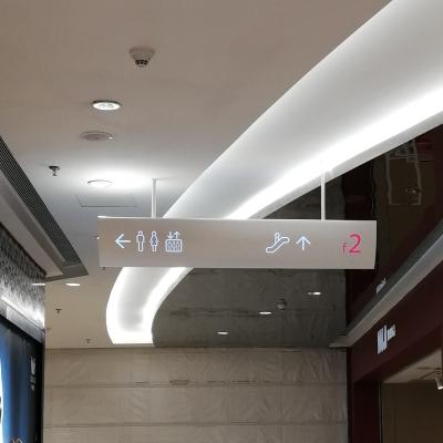 China Metro Stations and Airports hanging light box indoor directional hanging sign 85 for sale