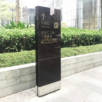 China Supermarket Shopping Mall Directional Pylon Signage Message Guidance Totem Pillar Sign 90 for sale