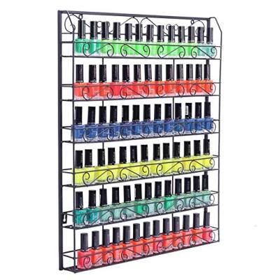 China Customized Customized Wall Mounted Nail Polish Display Rack for sale