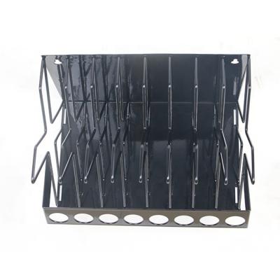 China Countertop Hair Color Storage Rotating Rack for sale