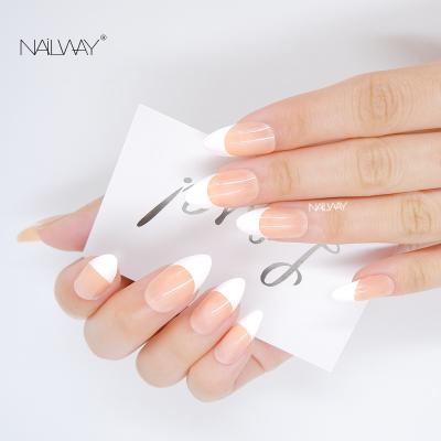 China Easy Apply Best High Quality Selling With Reasonable Price Artificial Fake French Nails for sale