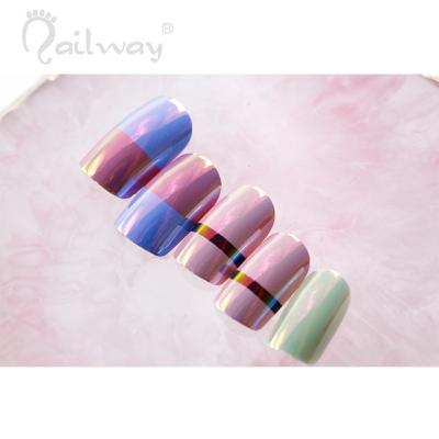 China Easy Apply Nail Art Decorations Nail Glitter Gel Nail Sticker High Quality Making for sale