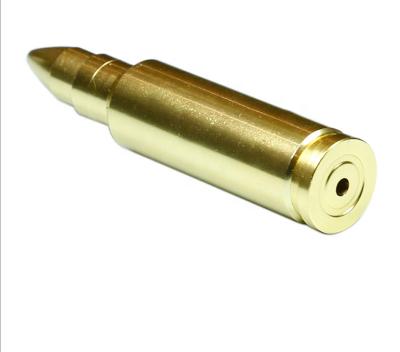 China 90mm AL Bullet Gold Snuff Silver Pipe Camouflage Bullet Snuff Bottle Purple for sale