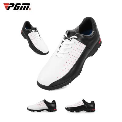 China High Quality Rubber Black Anti Slip Rubber Golf Shoes Water Proof Microfiber Men's White Casual Shoes for sale