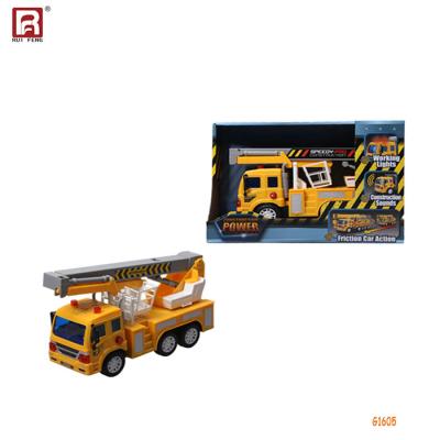 China Popular G1605 Friction Toy Car Kids Toy Engineering Car Series Rescue Truck Friction Car Toys for sale