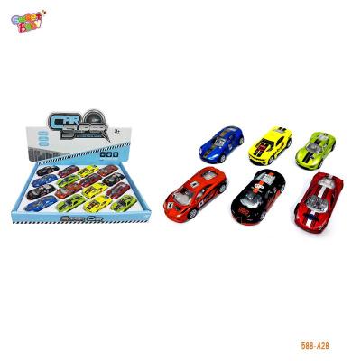 China Display Box 1:50 Diecast Scale Diecast Car Toys Alloy Car Pull Back Metal Truck Toy for sale