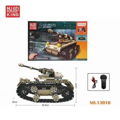 China Building Toy SHANTOU MOLD KING TOYS 13010 REMOTE CONTROL CONSTITUENT BLOCK 2.4G TANK-552PCS for sale